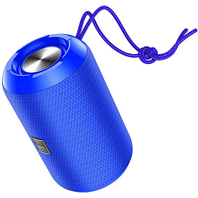 Колонка Hoco HC1 (Bluetooth/MicroSD/USB/FM/AUX/TWS) 5W синий