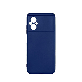 Силиконовый чехол Xiaomi Poco M5 DF синий
