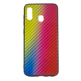 Задняя накладка для Samsung A20 стекло PS99 (2) разноцветный