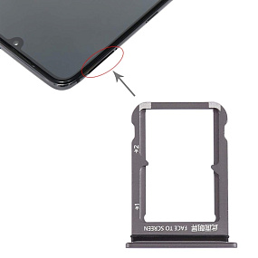 Контейнер SIM Xiaomi Mi 9T/9T Pro/Redmi K20/K20 Pro Черный