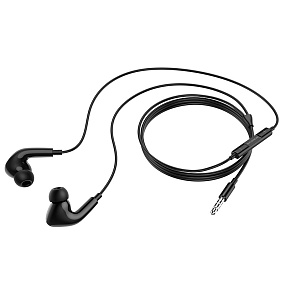 Наушники Borofone BM30 Pro внутриканальные с микрофоном черные3.5 jack(УЦЕНКА)потертости