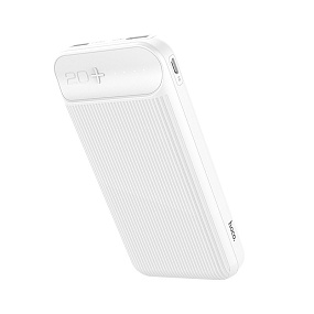 Портативное зарядное устройство Hoco J52A 2USB/Micro 20000mAh LCD белый