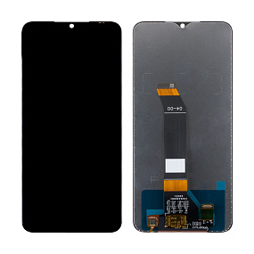 Дисплей для телефона Xiaomi Poco M5 в сборе с тачскрином Черный - Оригинал