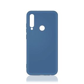Силиконовый чехол Huawei P40 Lite E DF синий