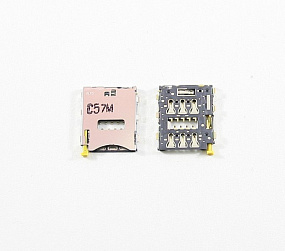 Коннектор SIM Sony D6603/D6633/D5803/E5823/Tablet Z3 Compact (Z3/Z3 Dual/Z3 Compact/Z5 Compact)