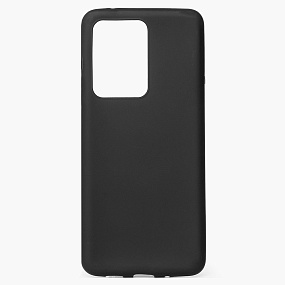Силиконовый чехол для Samsung G988 Galaxy S20 Ultra матовый черный