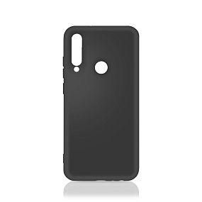 Силиконовый чехол Huawei P40 Lite E DF черный