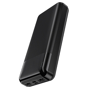 Портативное зарядное устройство Hoco J72A 2USB/Micro/Type-C 20000mAh черный