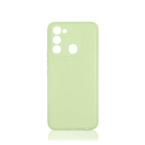 Силиконовый чехол Tecno Spark 8C/GO DF светло-зеленый