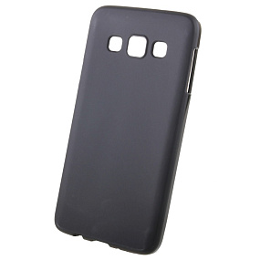 Силиконовый чехол для Samsung E700 Galaxy E7 матовый черный