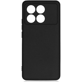 Силиконовый чехол Xiaomi Poco X6 Pro 5G DF черный